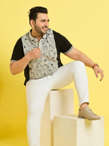 Men Plus Size Picos Colorblock Polo Tshirt - bigbanana