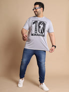 Men Plus Size Pinaka Printed Round Neck Tshirt - bigbanana