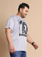 Men Plus Size Pinaka Printed Round Neck Tshirt - bigbanana