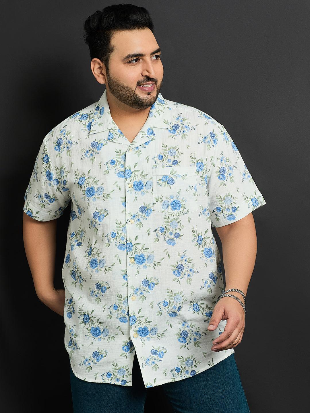 Men Plus Size Pisa Printed Shirt - bigbanana