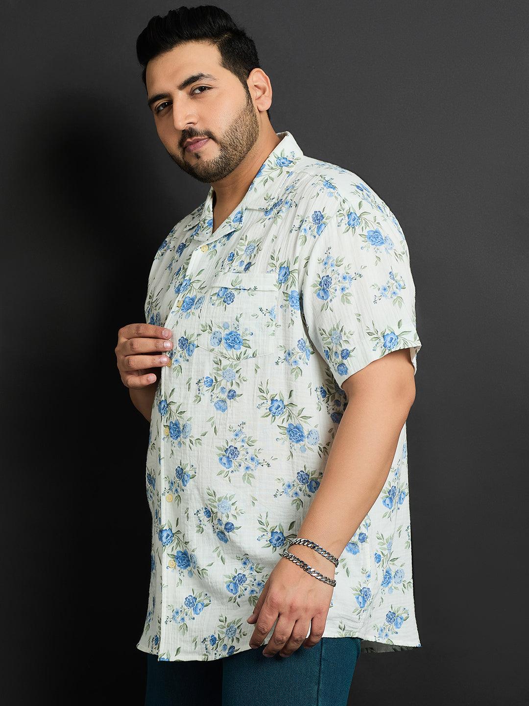 Men Plus Size Pisa Printed Shirt - bigbanana