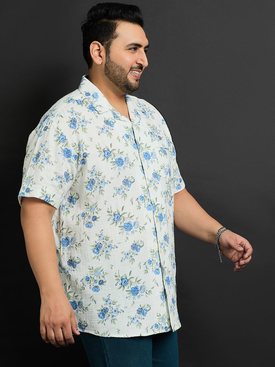 Men Plus Size Pisa Printed Shirt - bigbanana