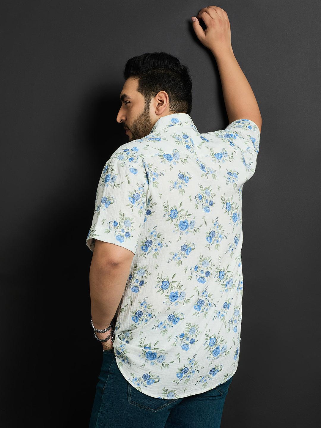 Men Plus Size Pisa Printed Shirt - bigbanana