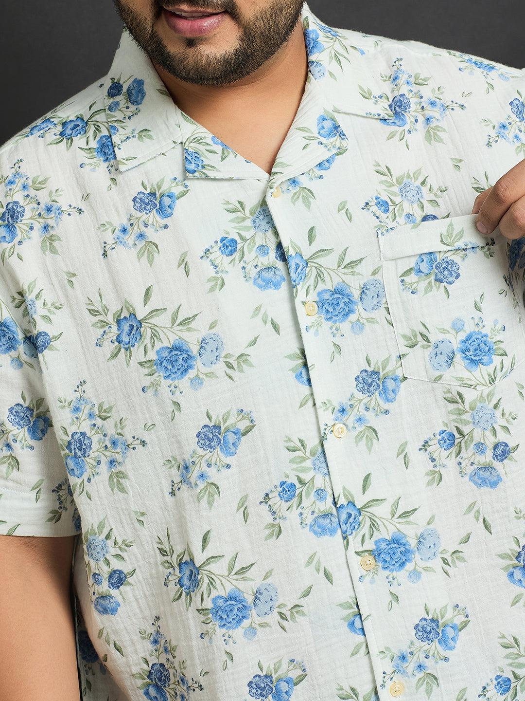 Men Plus Size Pisa Printed Shirt - bigbanana