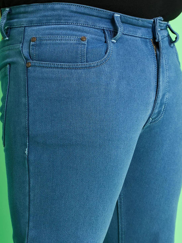 Men Plus Size Jorge Solid Jeans - bigbanana