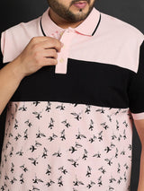 Men Plus Size Pombas Printed Polo Tshirt - bigbanana