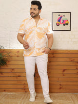Men Plus Size Praveo Multicolor Printed Shirt