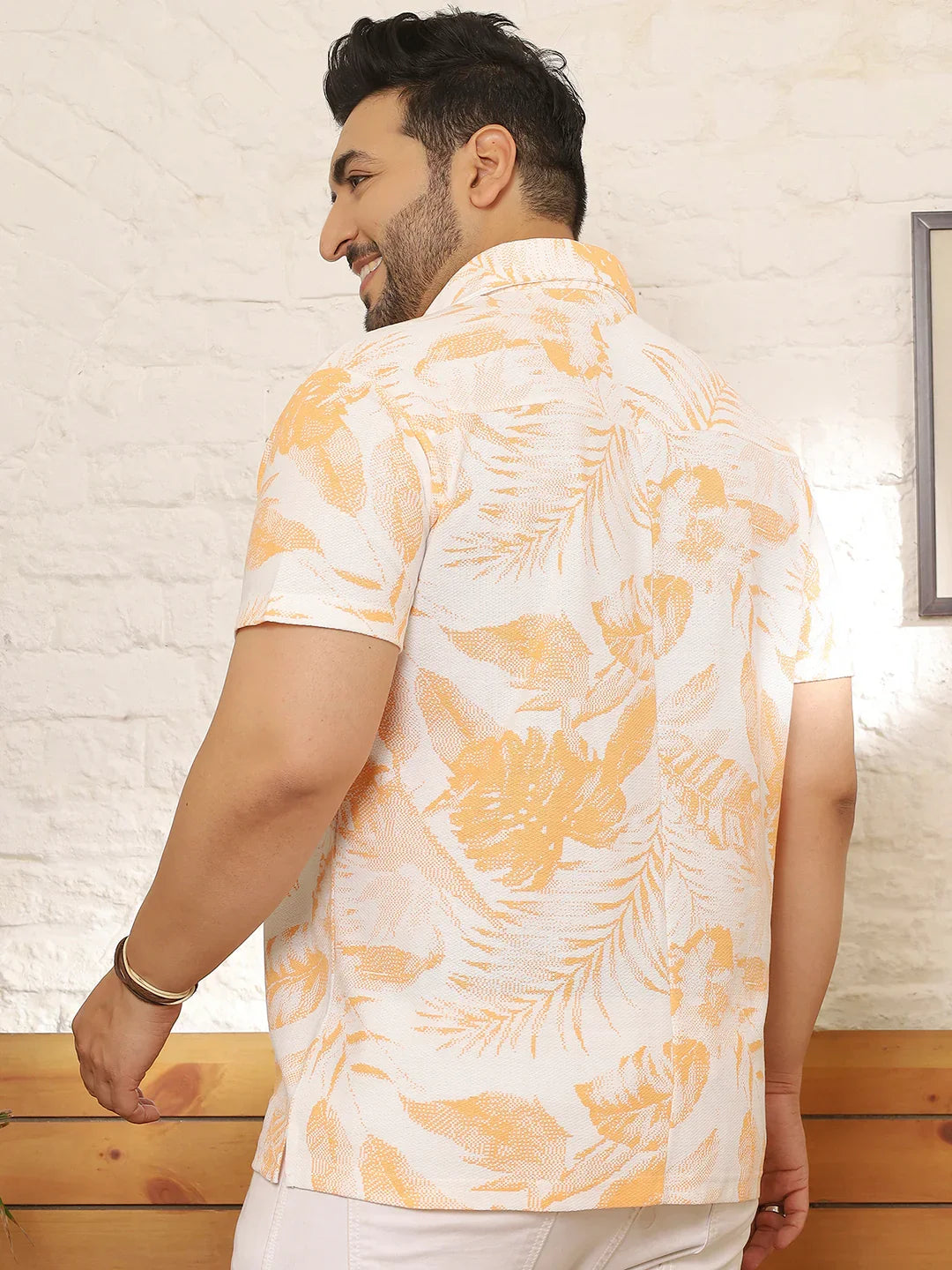 Men Plus Size Praveo Multicolor Printed Shirt
