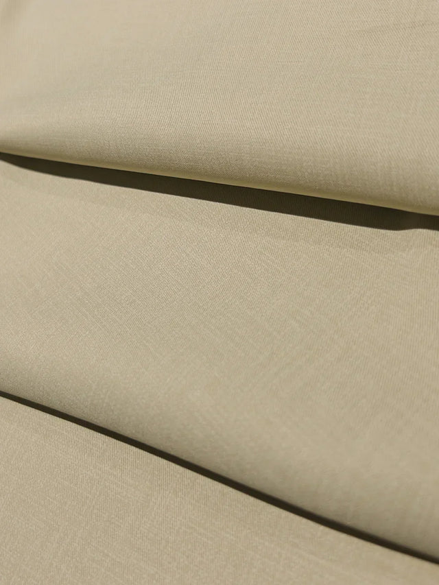 Men Plus Size Pristine-Beige Textured Formal Pants