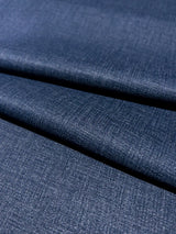 Men Plus Size Pristine-Navy Blue Textured Formal Pants