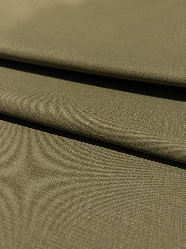 Men Plus Size Pristine-Olive Textured Formal Pants