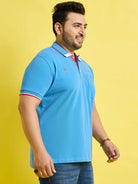 Men Plus Size Quala Solid Polo Tshirt - bigbanana