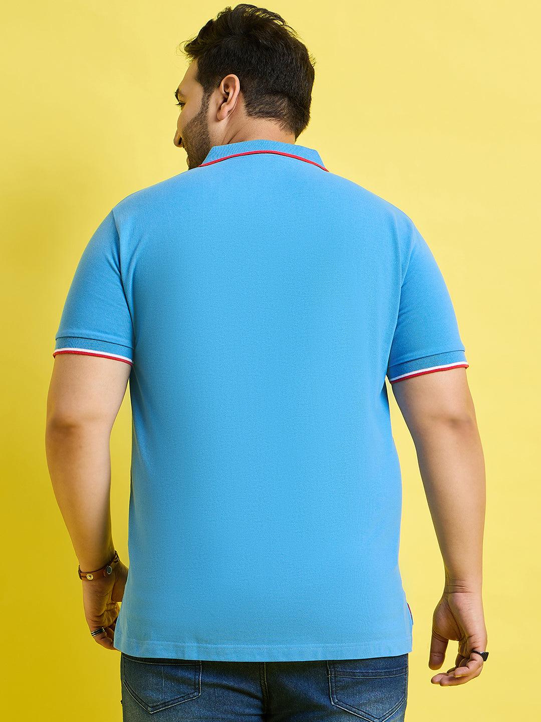 Men Plus Size Quala Solid Polo Tshirt - bigbanana