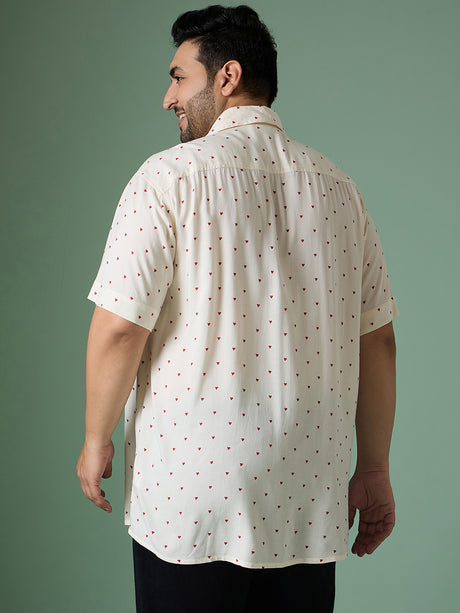 Men Plus Size Rava Printed Shirt - bigbanana