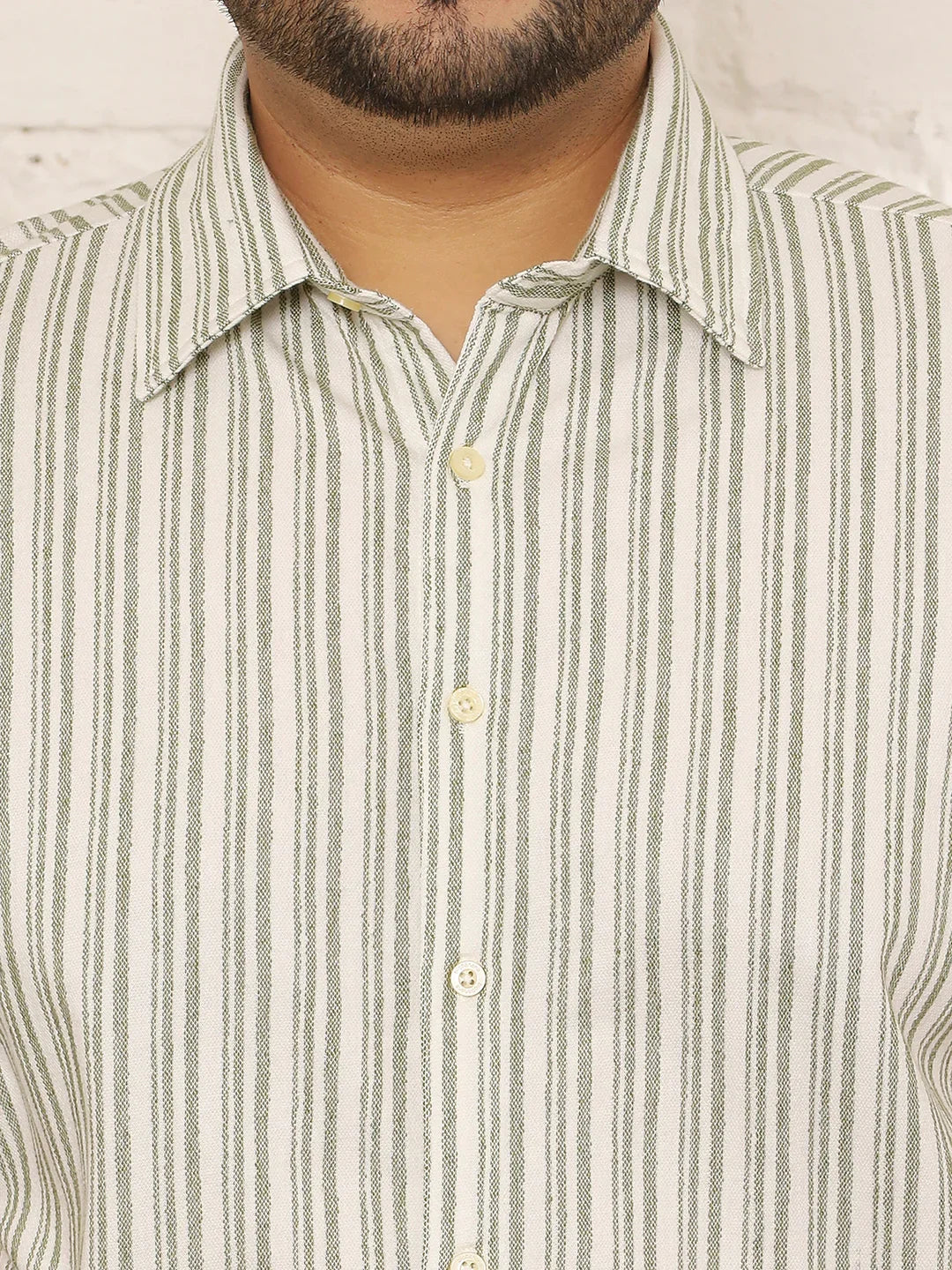 Men Plus Size Rawden Multicolor Striped Shirt