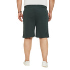 Men Plus Size Rayboon Textured Shorts - bigbanana