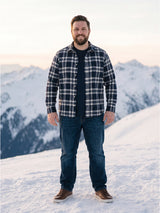 Men Plus Size Rewan Multi Check Shirts