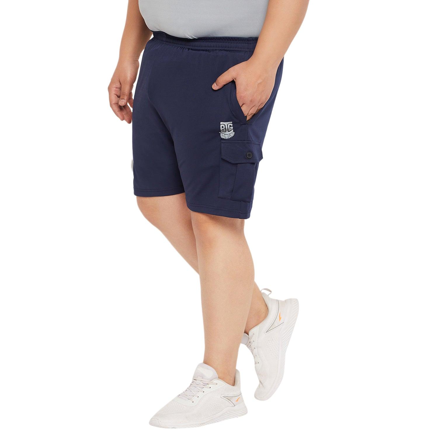 Men Plus Size Rezo Solid Shorts - bigbanana