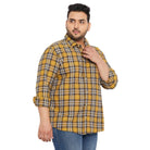 Men Plus Size Richard Check Shirt - bigbanana