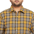 Men Plus Size Richard Check Shirt - bigbanana