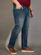 Men Plus Size Russell Washed Jeans - bigbanana