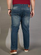 Men Plus Size Russell Washed Jeans - bigbanana