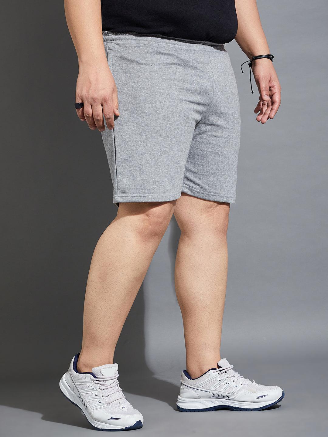 Men Plus Size Salford-G-10 Solid Shorts - bigbanana