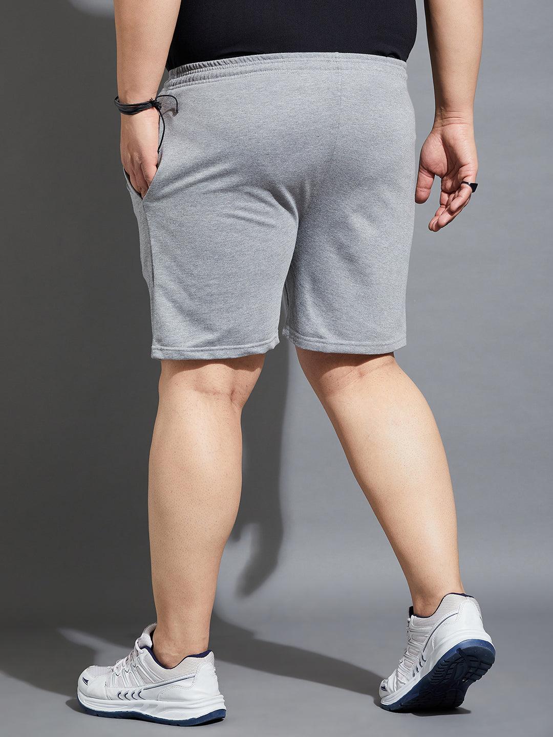 Men Plus Size Salford-G-10 Solid Shorts - bigbanana