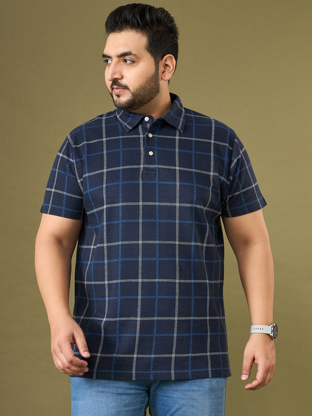 Men Plus Size Section Polo Tshirt