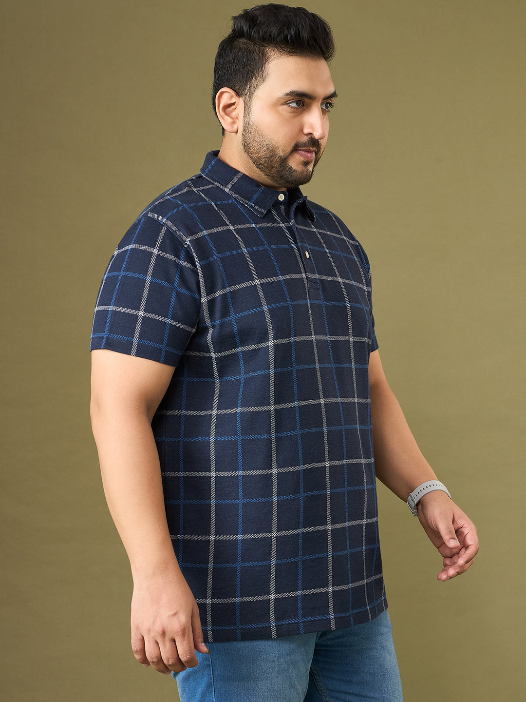 Men Plus Size Section Polo Tshirt