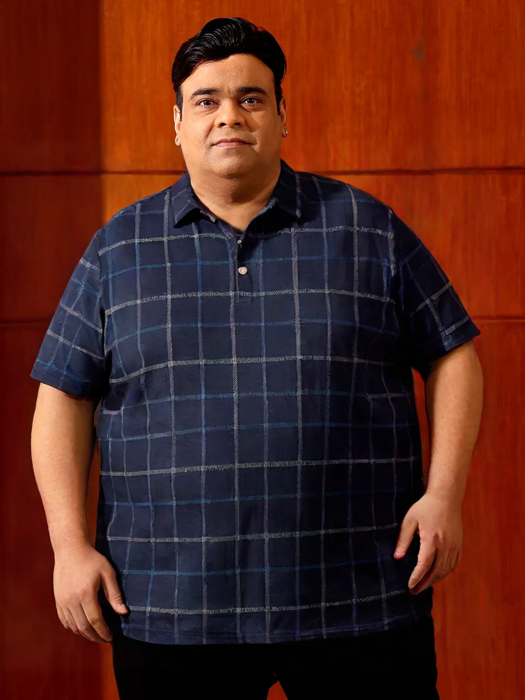 Men Plus Size Section Polo Tshirt