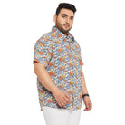 Men Plus Size Senam Printed Shirt - bigbanana