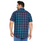 Men Plus Size Shrub Checked Shirt - bigbanana