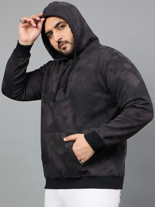 Men Plus Size Simeone Printed Sweatshirt - bigbanana