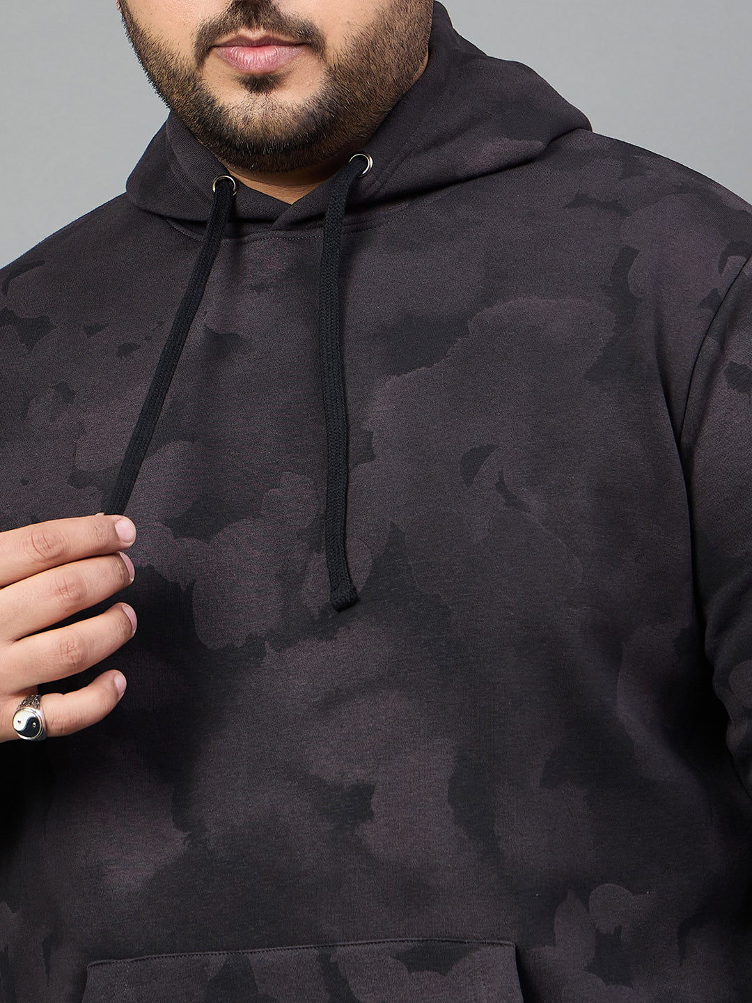 Men Plus Size  Simeone Printed Sweatshirt