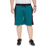Men Plus Size Skoda Colorblock Shorts - bigbanana