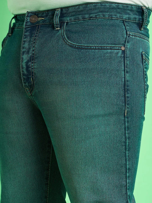 Men Plus Size Aidan Solid Jeans - bigbanana