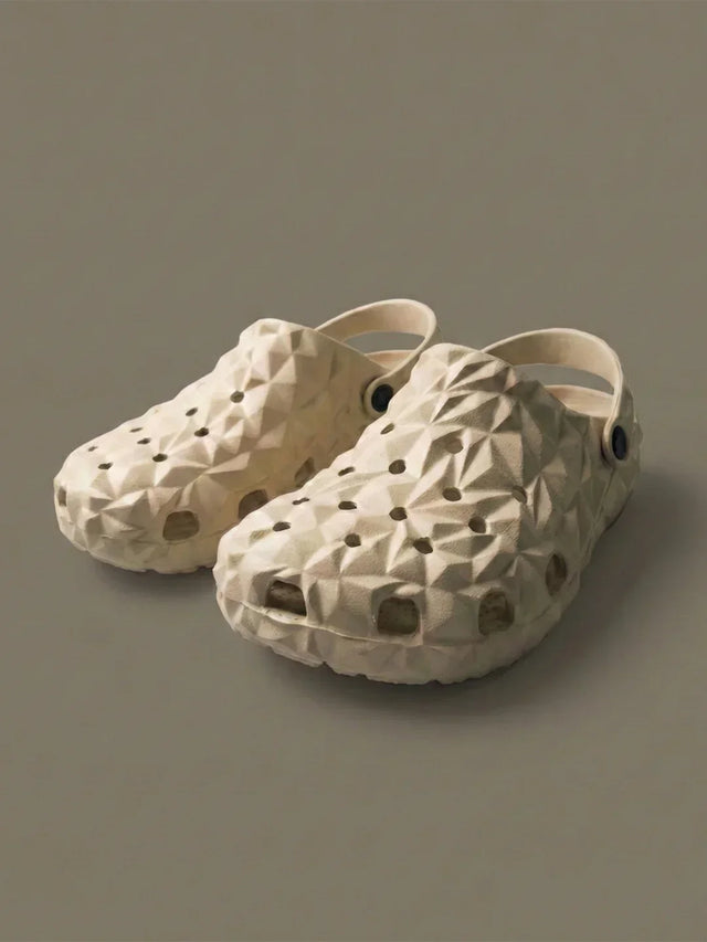 bigbanana Sparkler- Beige Unisex Clogs
