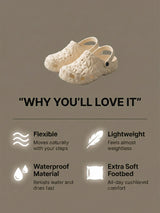 bigbanana Sparkler- Beige Unisex Clogs