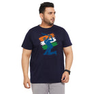 Men Plus Size Stance Printed Round Neck Tshirt - bigbanana