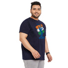 Men Plus Size Stance Printed Round Neck Tshirt - bigbanana