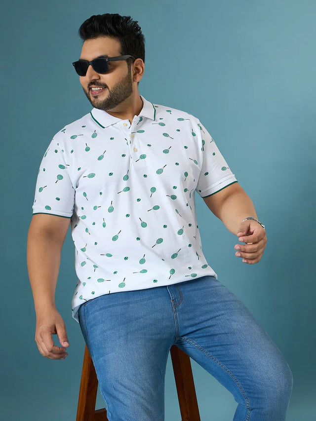 Men Plus Size Striker Polo Tshirt