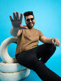 Men Plus Size Summer Solid Round Neck Tshirt - bigbanana