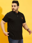 Men Plus Size Tim-B Solid Polo Tshirt - bigbanana