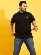 Men Plus Size Tim-B Solid Polo Tshirt - bigbanana