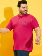 Men Plus Size Tim-MG Solid Polo Tshirt - bigbanana