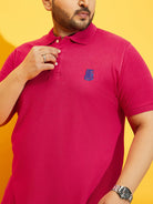 Men Plus Size Tim-MG Solid Polo Tshirt - bigbanana