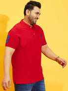 Men Plus Size Tim-R Solid Polo Tshirt - bigbanana