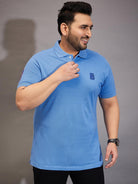 Men Plus Size Tim-SB Solid Polo Tshirt - bigbanana