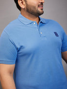 Men Plus Size Tim-SB Solid Polo Tshirt - bigbanana